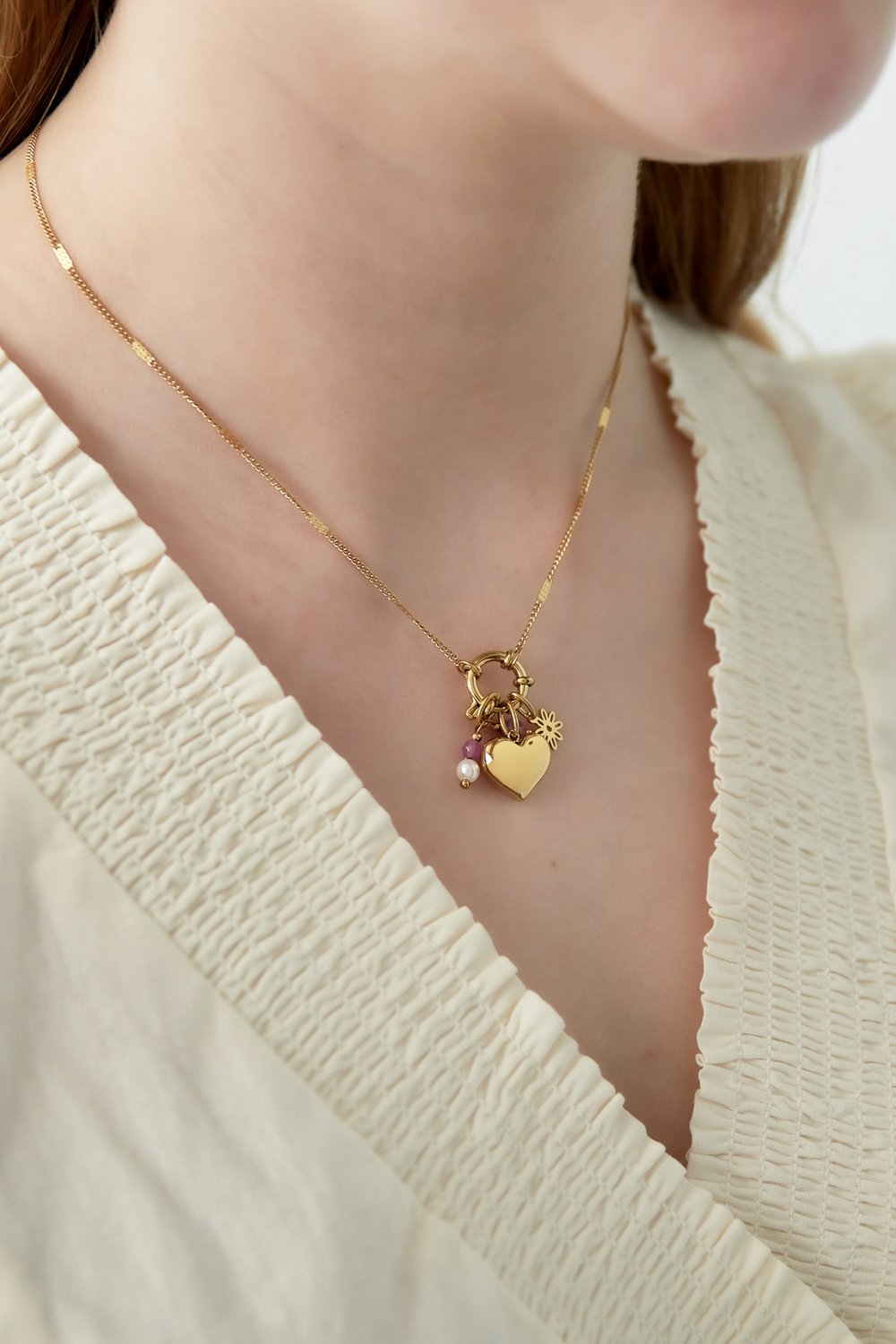 Mini heart DIY necklace h5Picture2